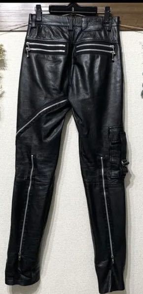 jimsinn TOKYO PUNKER パンク レザージップパンツ 本革 多少難 レザー
