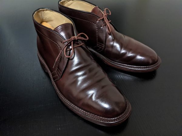ALDEN オールデン チャッカブーツ コードバン 黒 7.5 B/D 1340（美品 