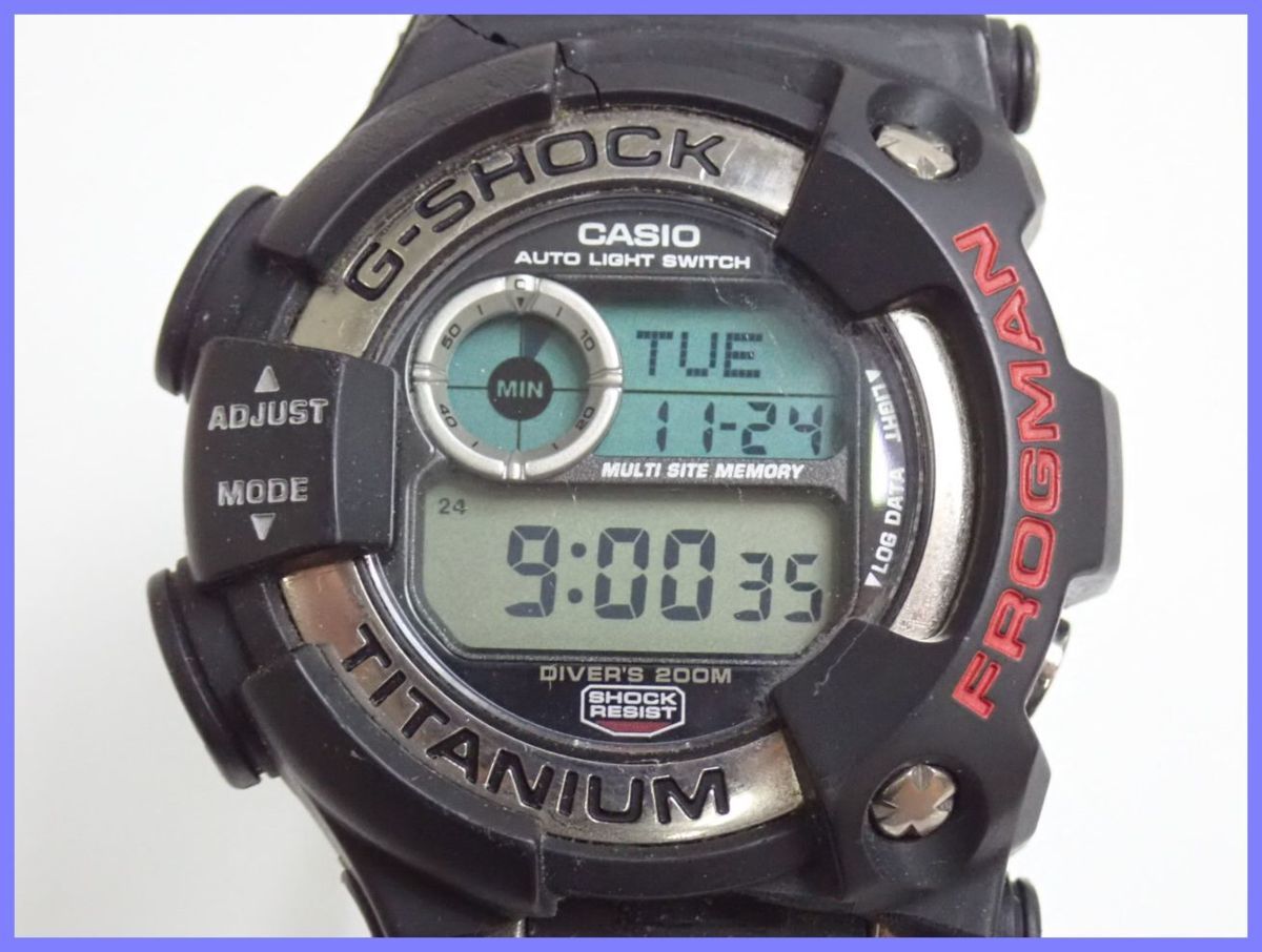 ☆CASIO/カシオ G-SHOCK FROGMAN DW-9900-1A デジタル腕時計/ブラック