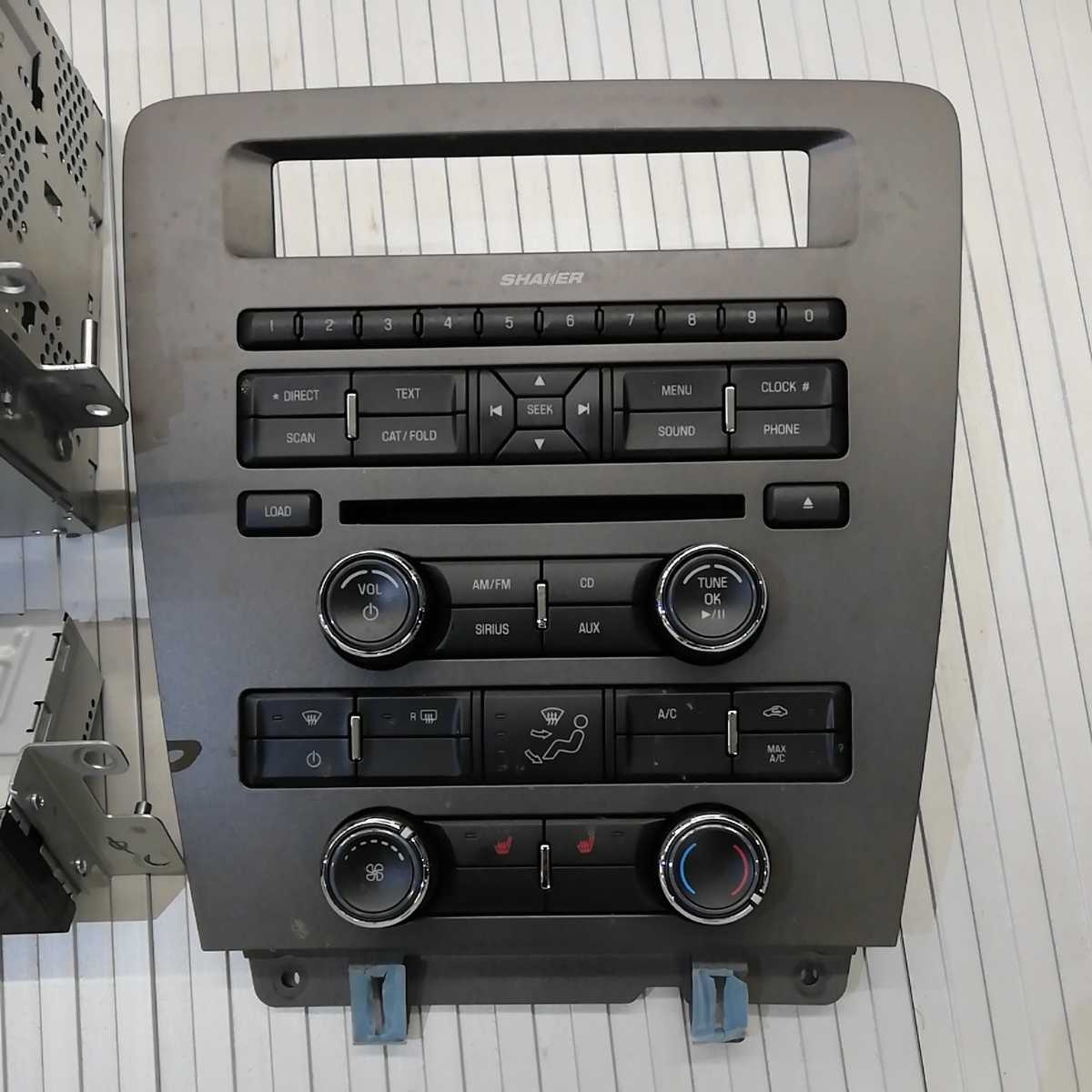 フォード マスタング 純正オーディオ モニター コントロールパネルセット