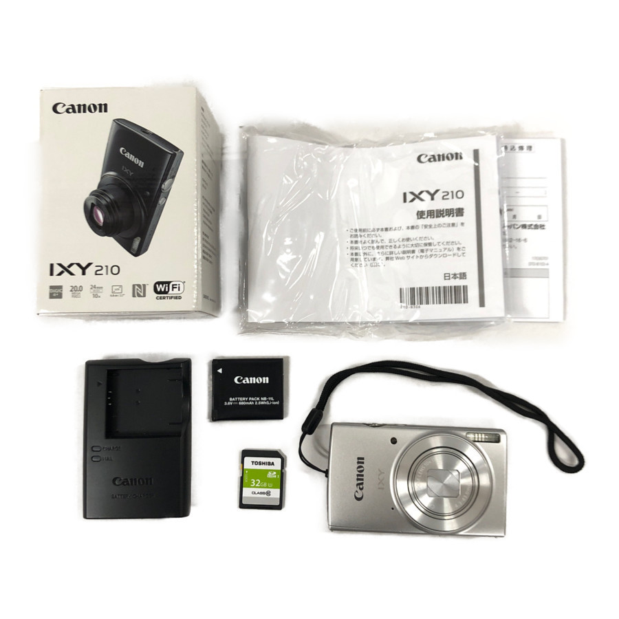 Canon デジタルカメラ シルバー 32MBメモリーカード付き Canon デジタルカメラ シルバー 32MBメモリーカード付き