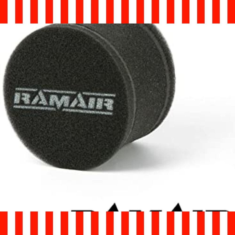 Ramair エアフィルター SR400 FCR CRなどに シングル 送料無料 Ramair パワーフィルター エアフィルター 1個 シングル