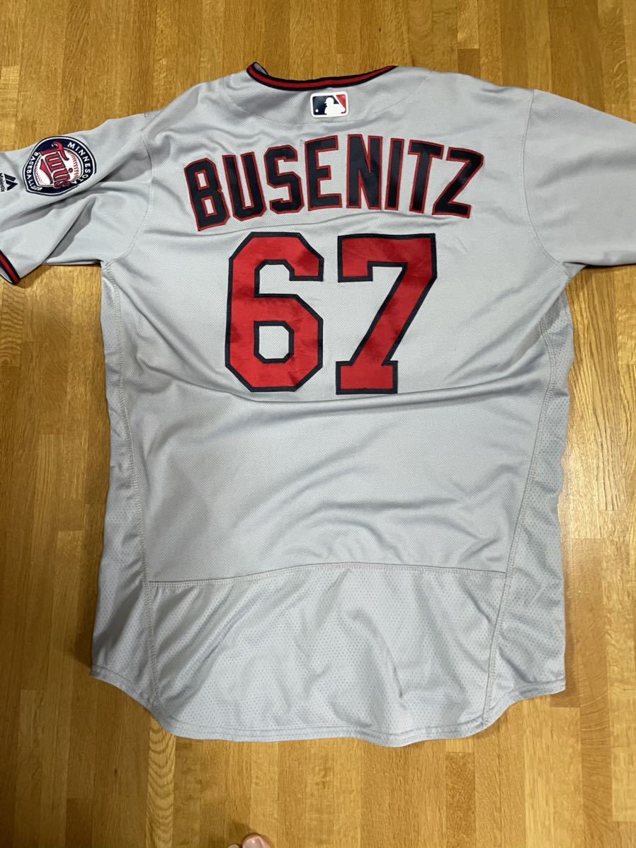 ブセニッツ(元楽天イーグルス)ミネソタツインズ時代実使用ユニフォーム アラン・ブセニッツ(元イーグルス)ミネソタツインズ時代実使用