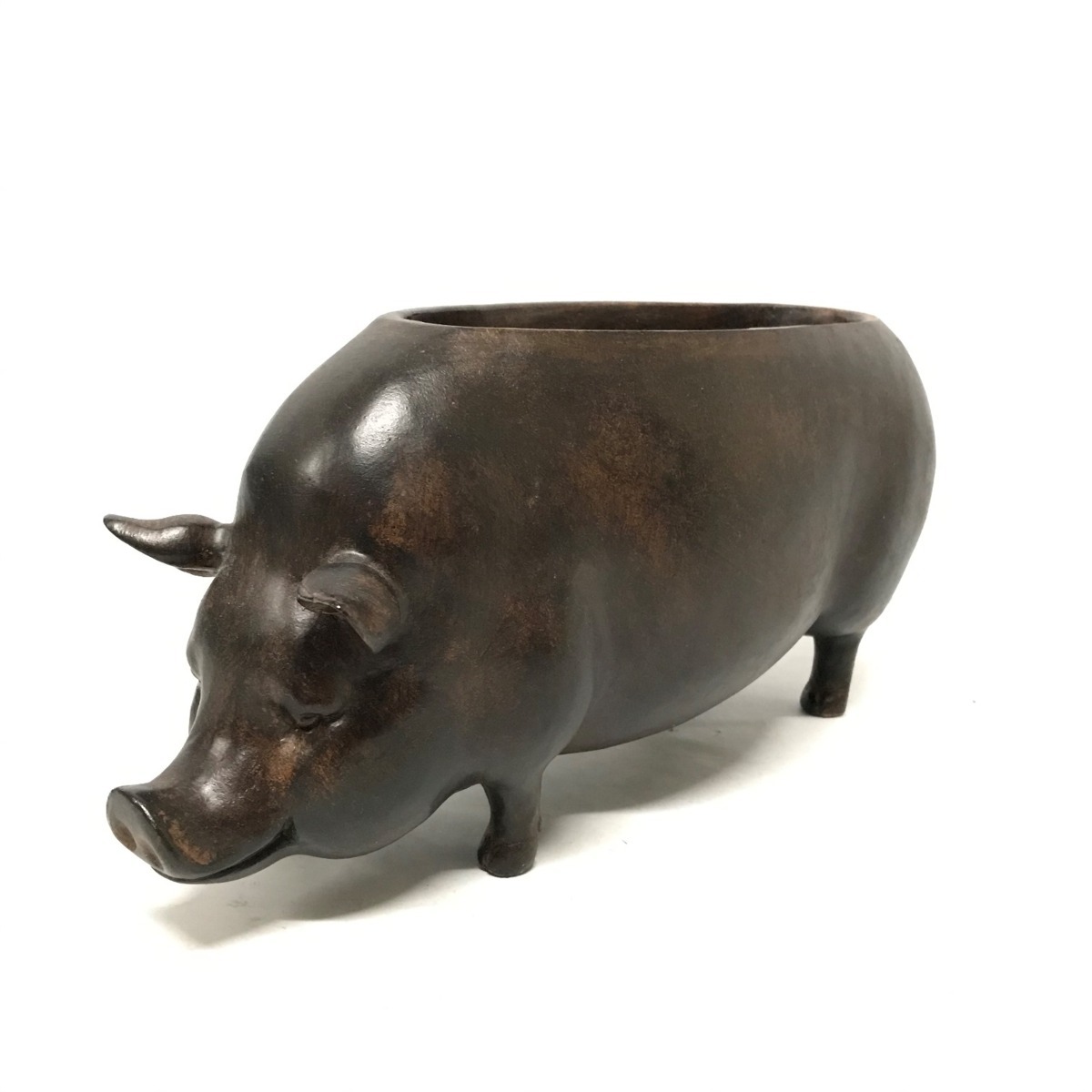 Harmonier ハーモニア 豚 ブタ 木製 小物入れ 置物 アンティーク T13 の落札情報詳細 ヤフオク落札価格情報 オークフリー スマートフォン版