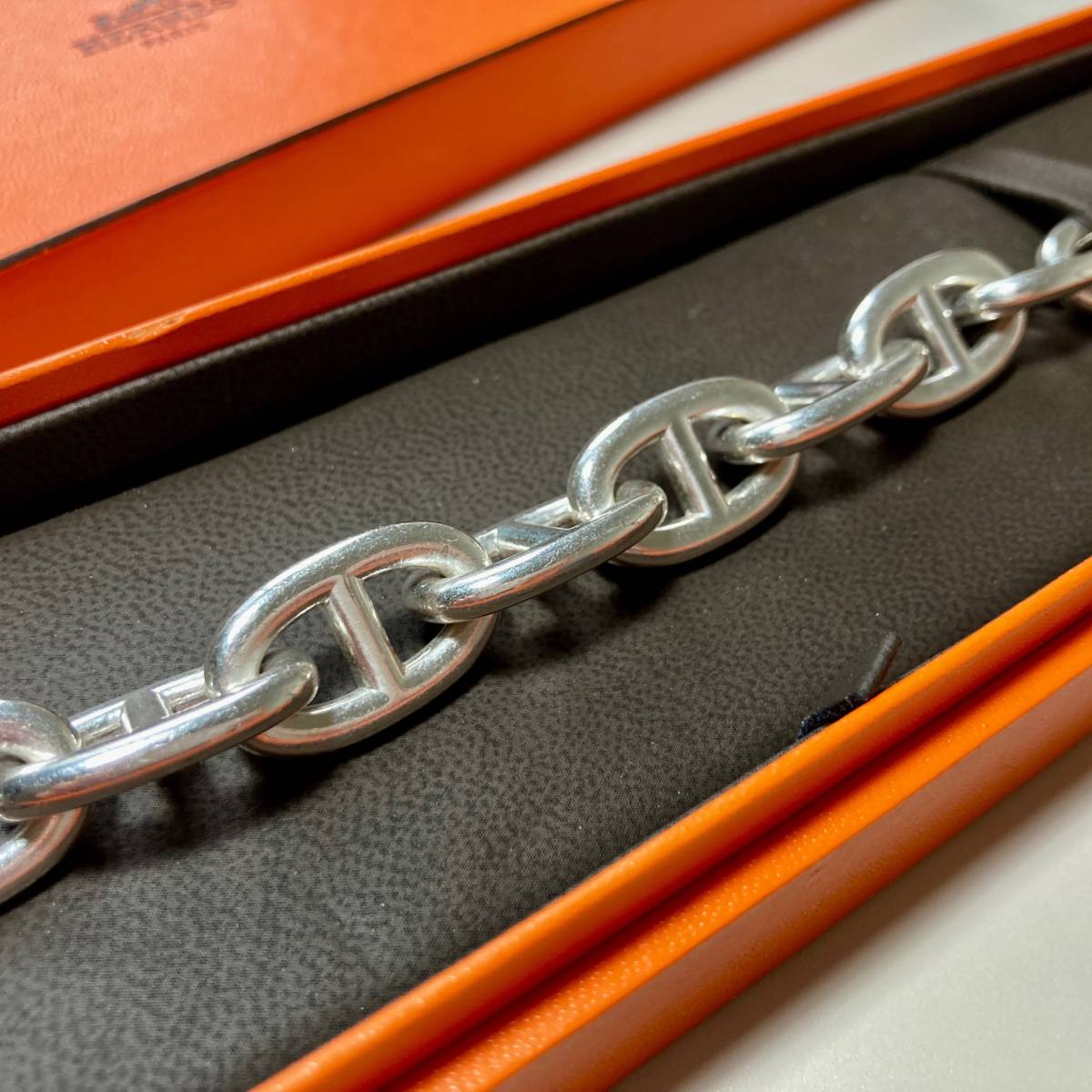 ヴィンテージエルメスシェーヌダンクルTGM11コマ90sマルジェラ期