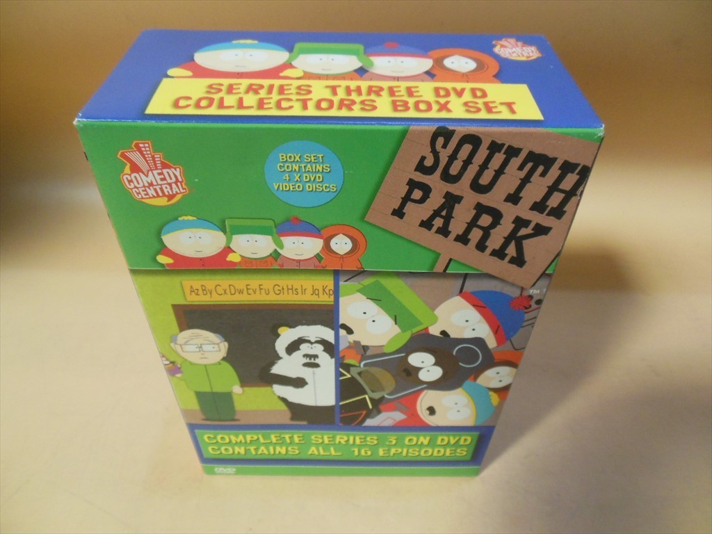 MD【PP7】【60サイズ】サウスパーク/SERIES THREE DVD COLLECTORS BOX SET/大人向け“大暴走”アニメ