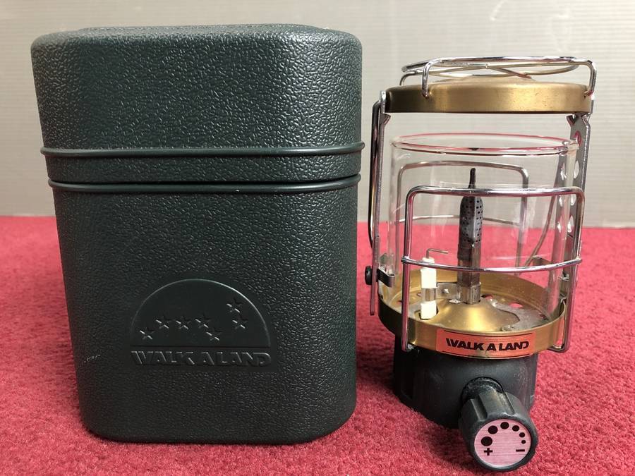 希少　WALK A LAND 真鍮 ブラス ガスランタン WL-1000 ☆コールマン スノーピーク snow peak プリムス コールマン  ヴィンテージな真鍮ガスバーナー！ WALK A LAND シングルバーナー