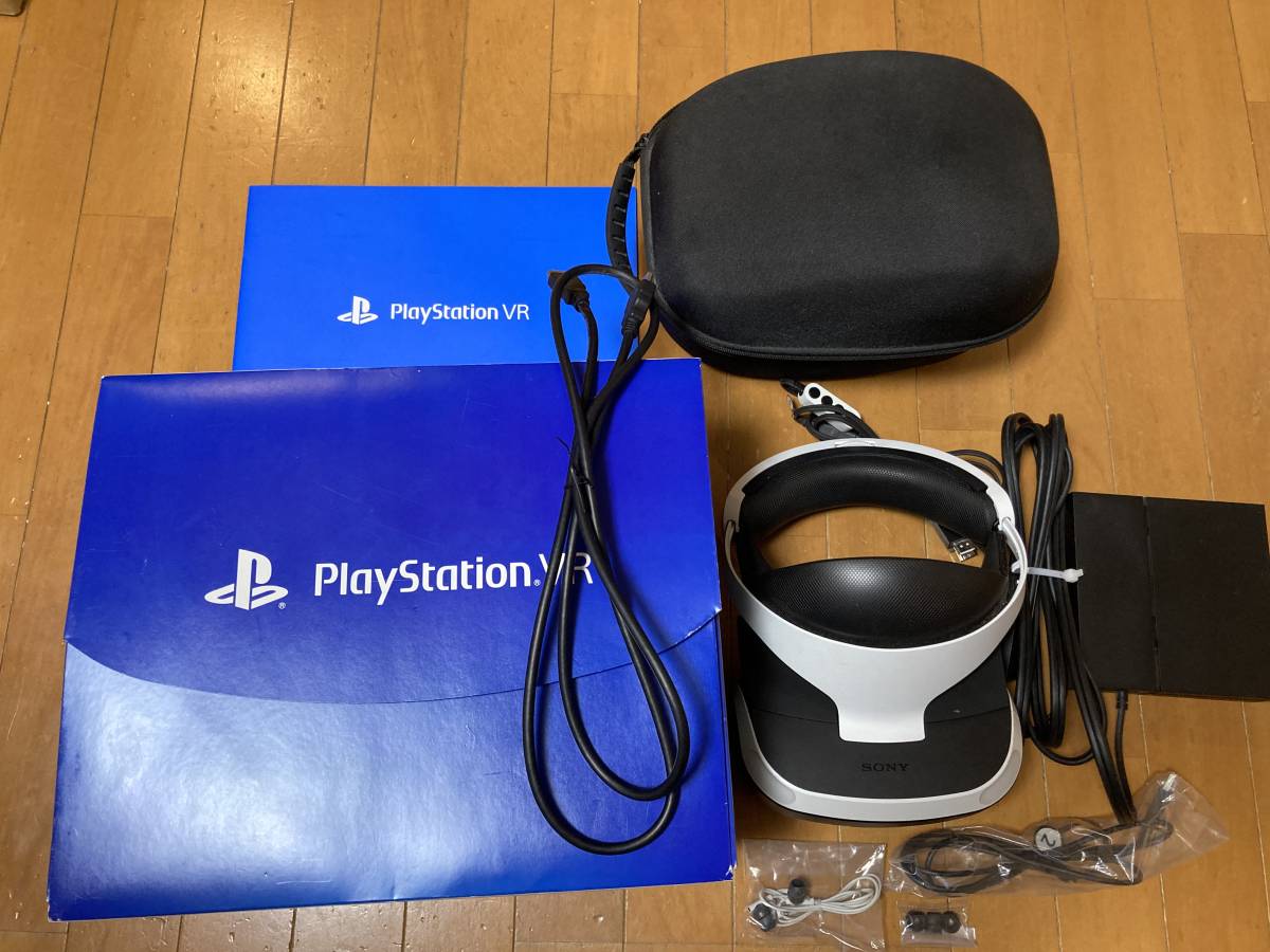 美品ほぼ未使用 初代psvr Ps5接続ケーブル付き Cuh Zvr1 Cuhj の落札情報詳細 ヤフオク落札価格情報 オークフリー スマートフォン版