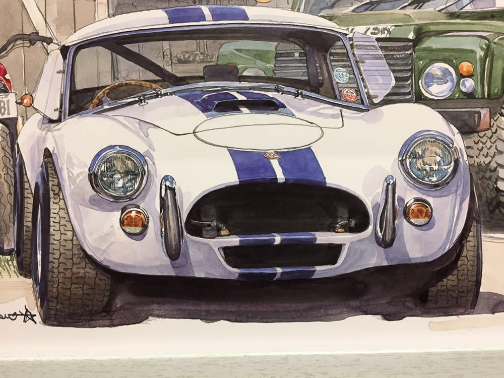 Bow イラスト コブラ ローバー ディフェンダー バイク 額付き カレンダーカット 車 絵 カーマガジン の落札情報詳細 ヤフオク落札価格情報 オークフリー スマートフォン版