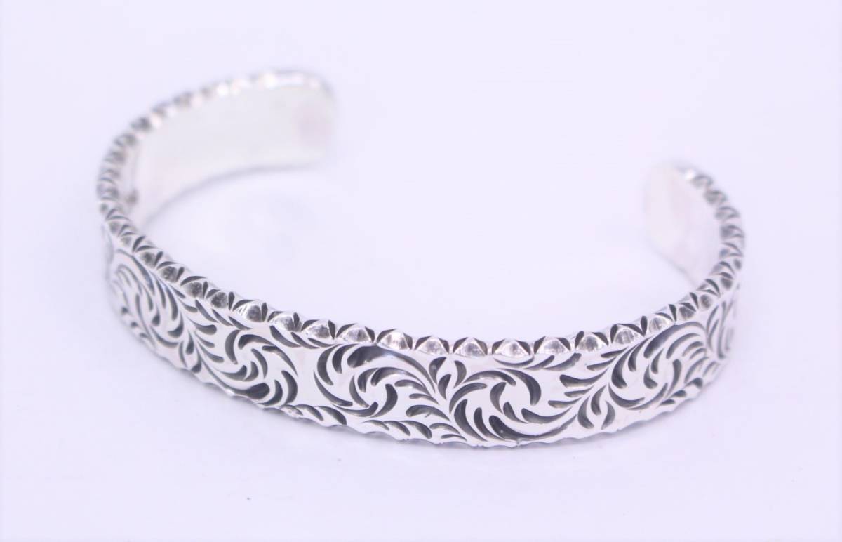 美品 Nautilus Art Jewelry バングル 岩崎翔明 唐草