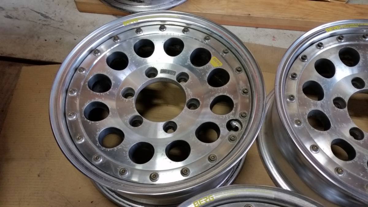 BERG-D 6.5J×15インチ レンコンホイール ブリジストン テラノ ダットラ