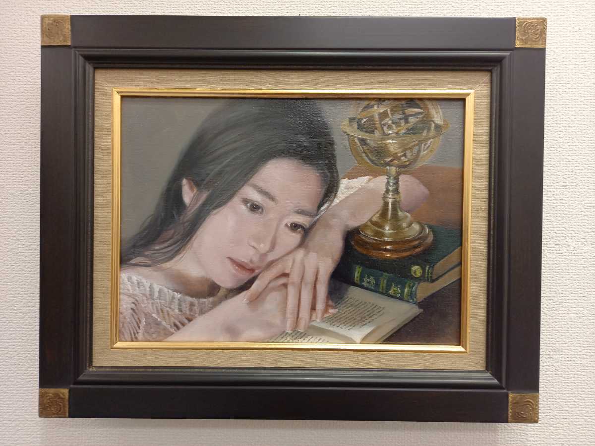 新品】人気若手作家 鈴木那奈 稀少自画像 油彩F4号 真作保証の落札情報