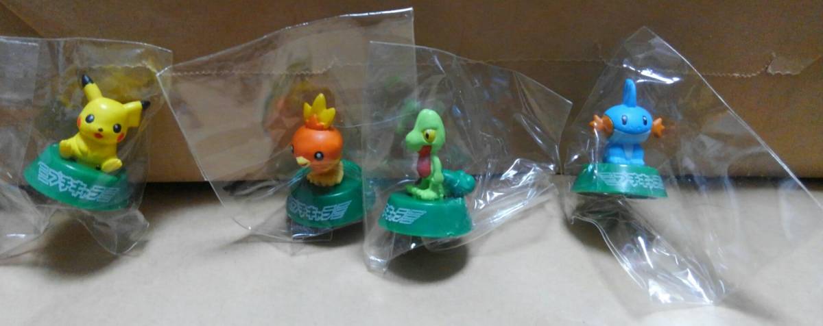 ポケモン プチキャラ 4個セット ピカチュウ キモリ アチャモ