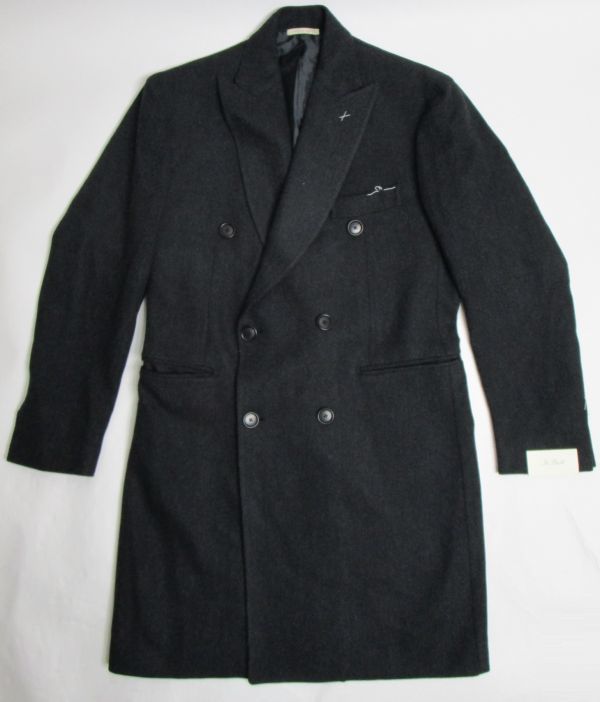 新品】De Petrillo（デ ペトリロ）のカシミア混チェスターコート、50