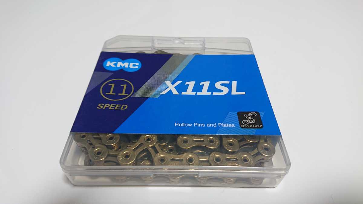 Kmc X11sl チェーン 11スピード 11s 11速 118links 並行輸入品 ゴールド Oequip Com
