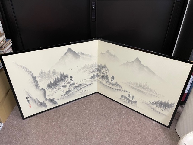 御肉筆　屏風　伝統工芸品 御肉筆 屏風 伝統工芸品 （伝統工芸品のご紹介】～表具（日本