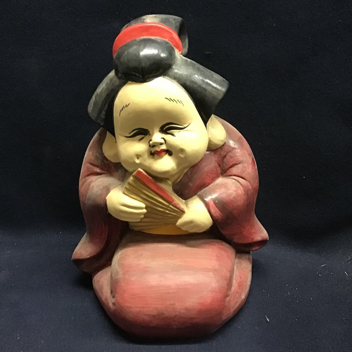 お多福さん☆昭和レトロ 昭和レトロ 日本人形 民芸品 お福さん エッチ 春物 春画 郷土