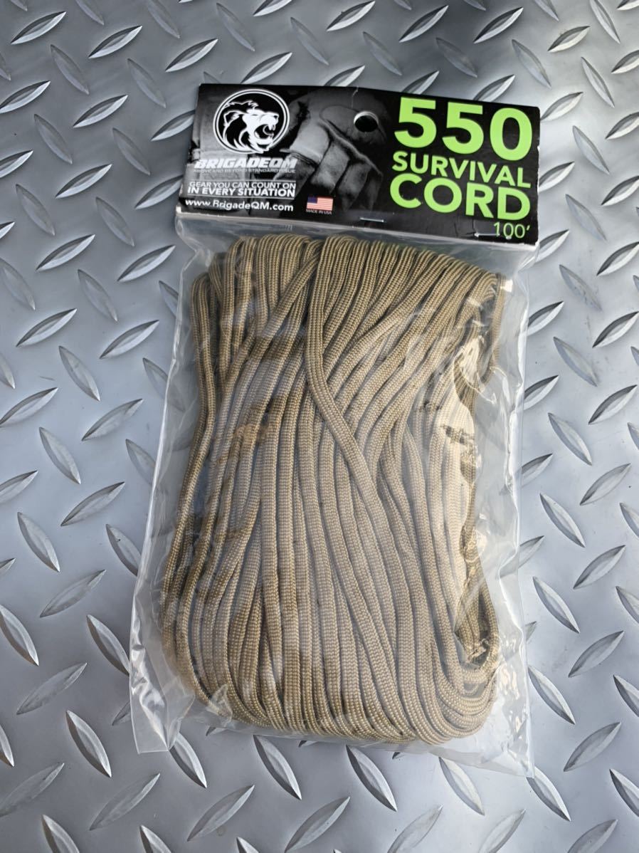 米軍放出品 550 Survival Cord 100フィートパラシュートコード サバイバル コード パラコード アメリカ製 550 Cord キャンプ アウトドア の落札情報詳細 ヤフオク落札価格情報 オークフリー スマートフォン版