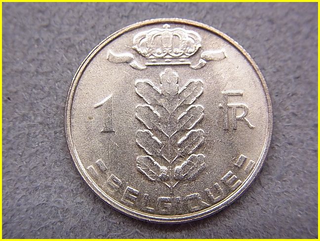 ベルギー 1フラン硬貨/1988年】 旧硬貨/コイン/古銭/1Frの落札情報詳細 