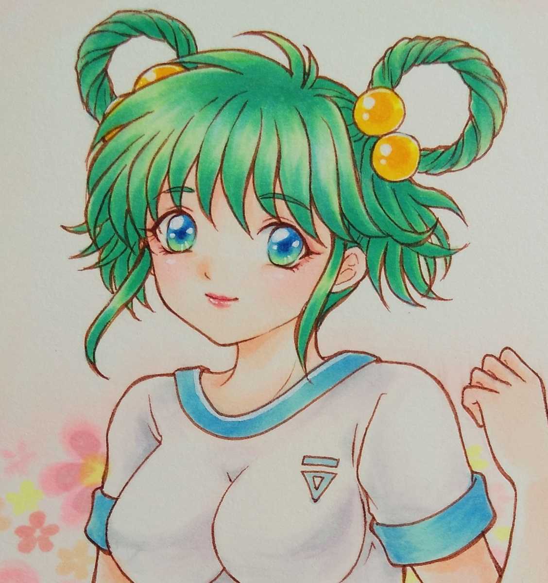 新品】手描きイラスト☆ときめきメモリアル☆館林見晴☆体操服 ブルマ