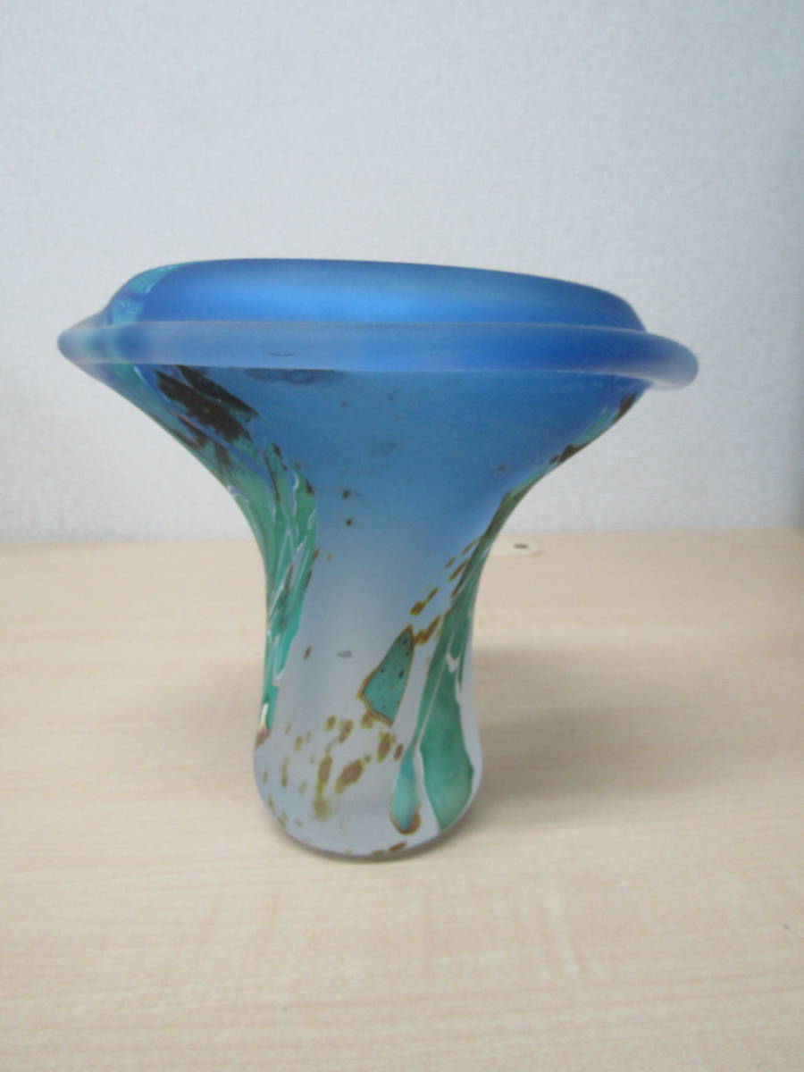 クリスタルガラスの魔術の大家『ルイ・ルルー』◇フラワーベース◇花瓶