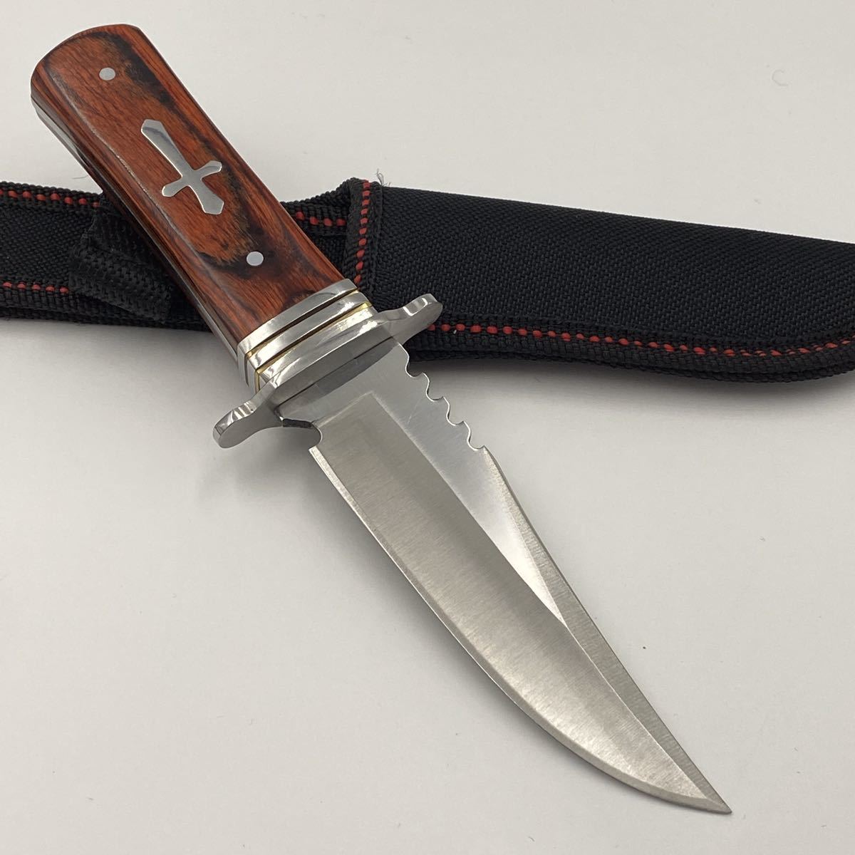 新品 国内発送 シース ナイフ アウトドア Kn123 ステンレス キャンプ 錆びにくい 刃物 釣り フィッシング 登山 グランピング 防災 Diyブラウン の落札情報詳細 ヤフオク落札価格情報 オークフリー スマートフォン版