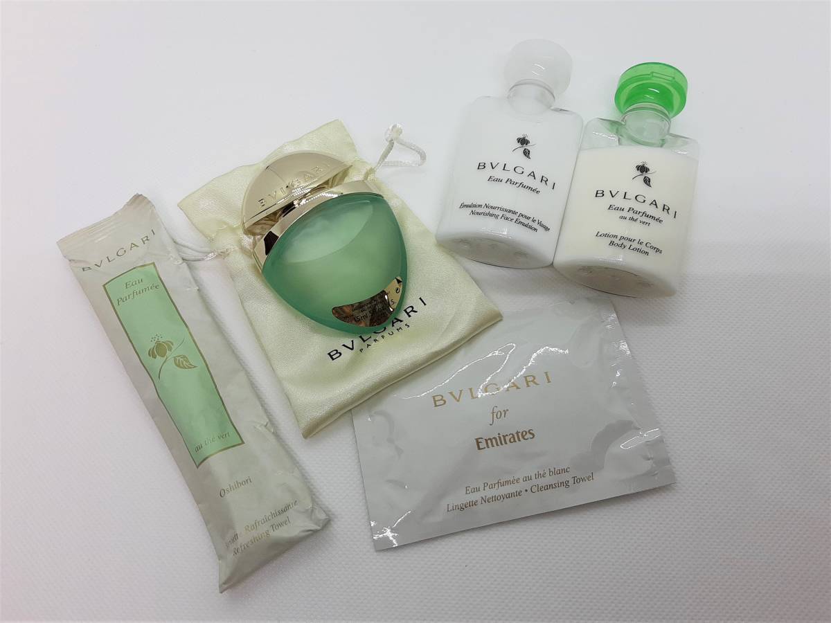 お値下げ！エミレーツ航空ファーストクラス BVLGARI アメニティ 未使用