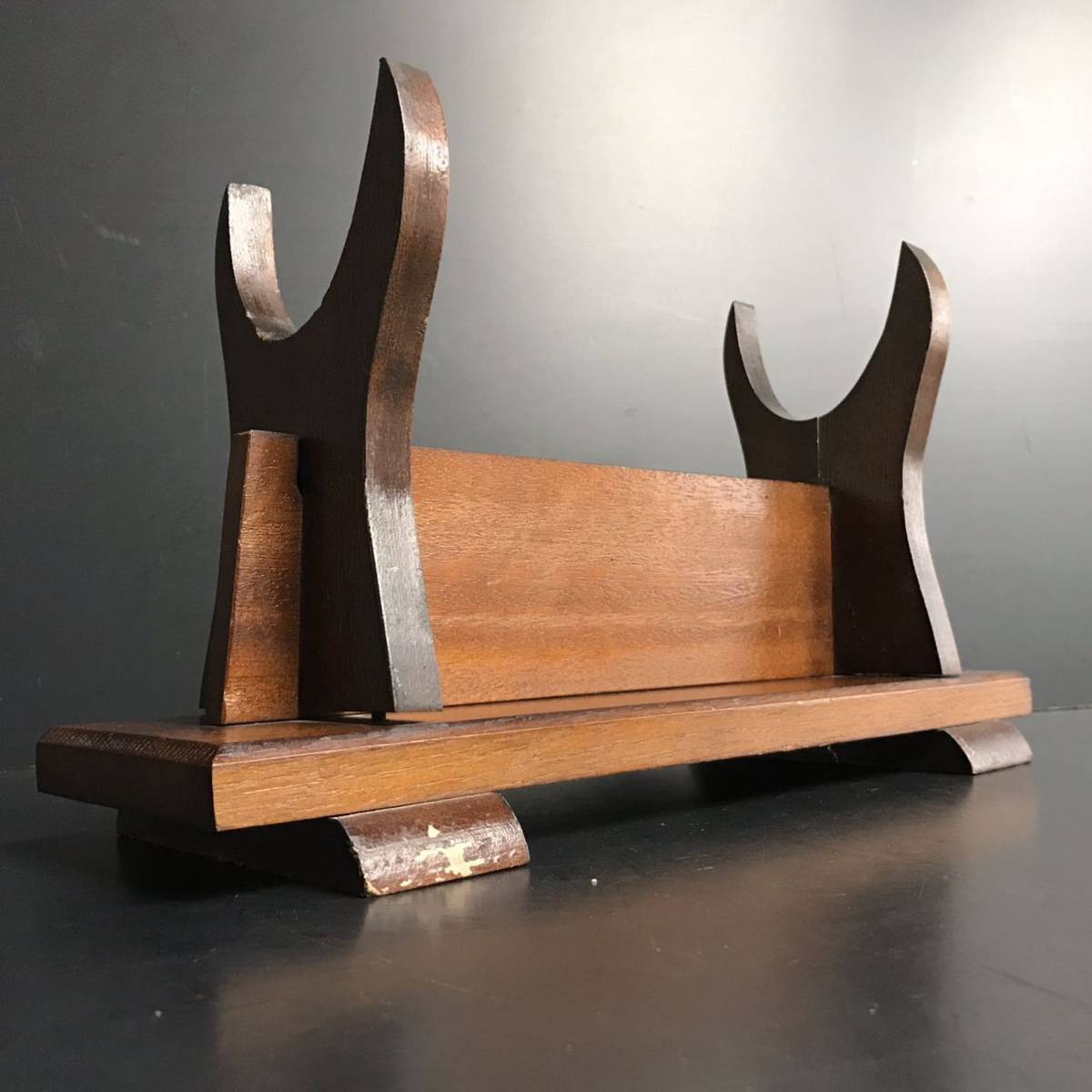 飾り台 黒檀 象牙台 刀台