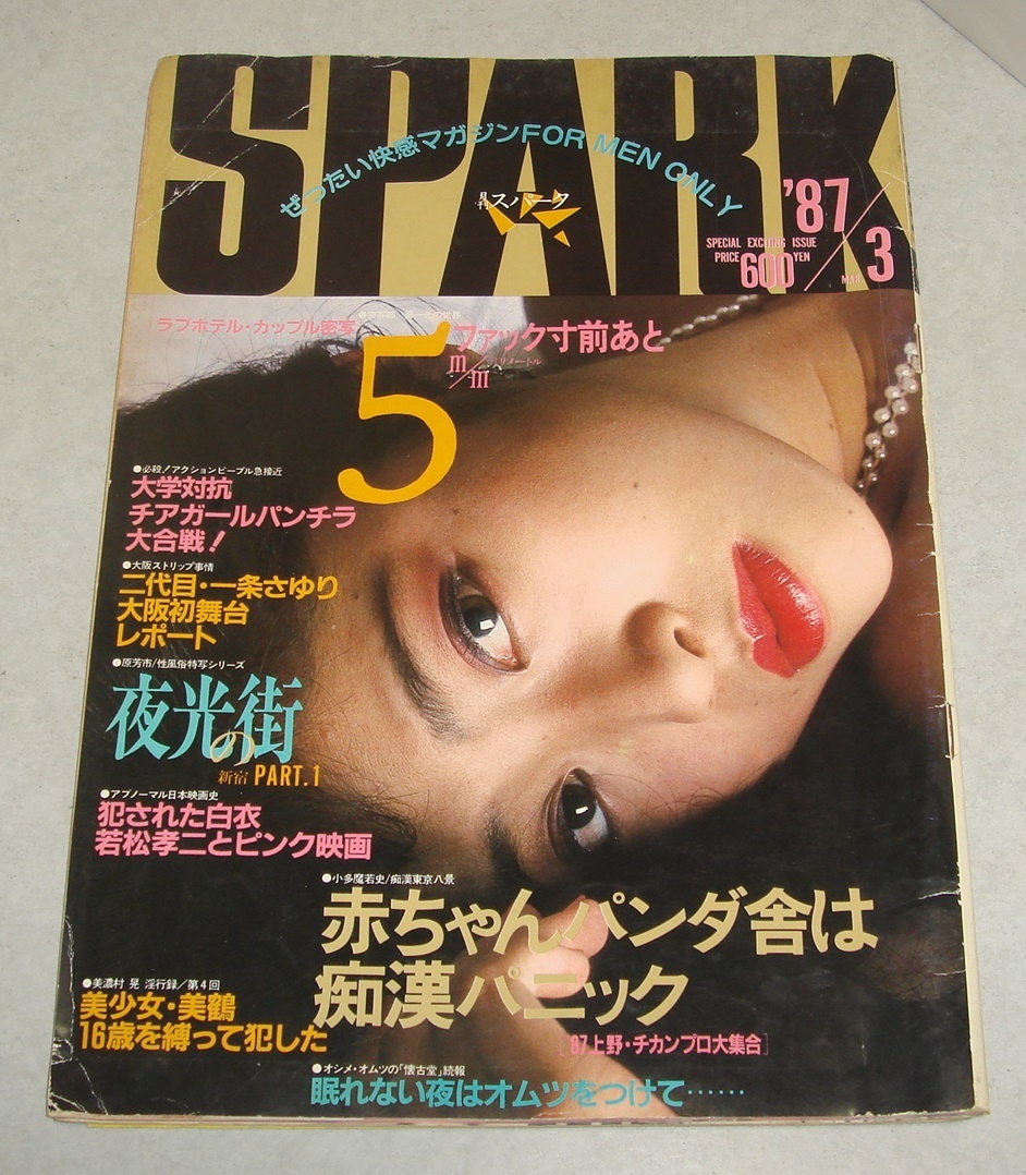 u1○月刊スパーク 1987年3月号 大学対抗 チアガール 日大フェニックス