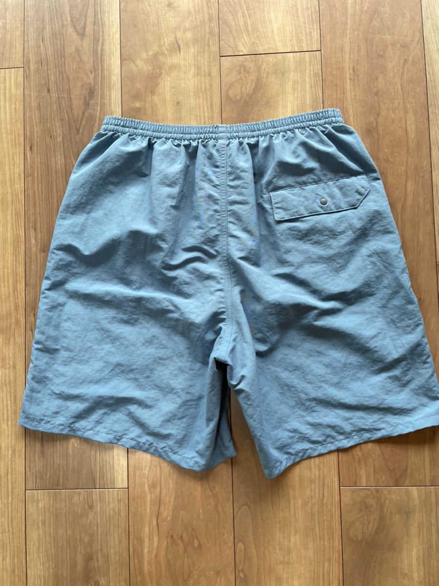 美品 patagonia バギーズロング 7インチ PGBE S ブルー 青 水色 Pigeon