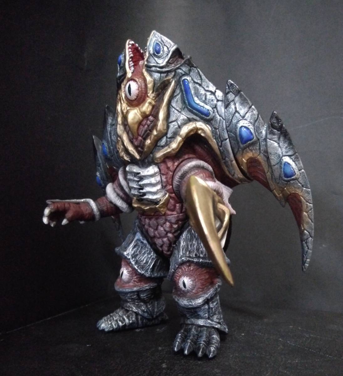 ウルトラ怪獣ソフビ カイザードビシ リペイント完成品の落札情報詳細