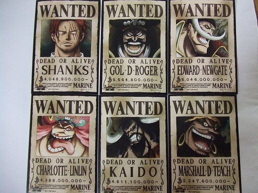 超歓迎 ワンピース 手配書ポスター 黒ひげ ロジャー 白ひげ シャンクス マム カイドウ ポスター V Pravda Ru