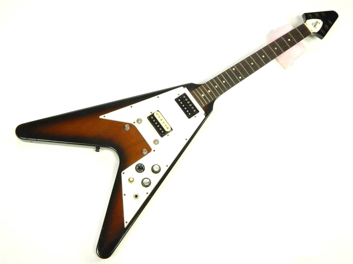 ギブソン　フライングV 1996年製エレキギター ハードケース付き 96年製 Gibson USA 67 Flying V Limited Edition Vintage Sunburst