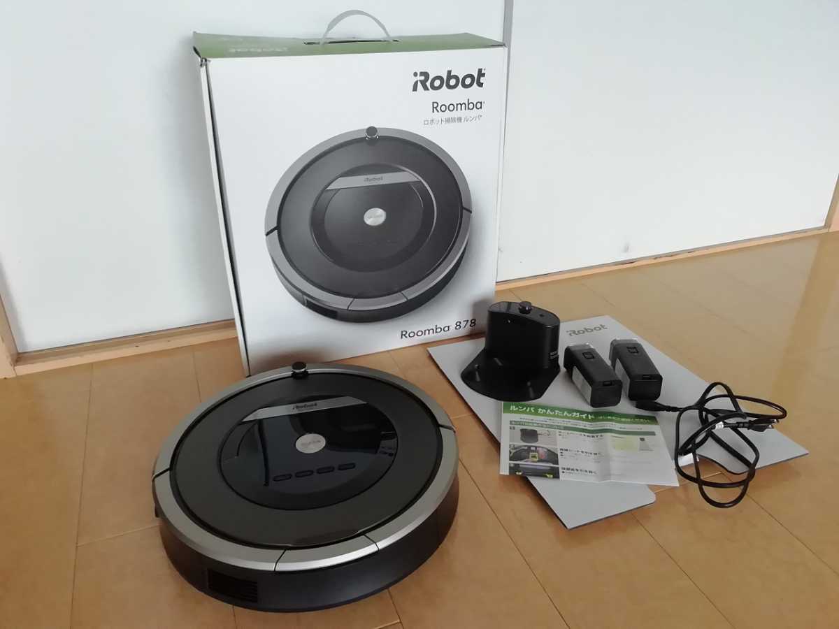 gd3☆ 美品 動作確認済 iRobot アイロボット ルンバ 878 元箱付き 