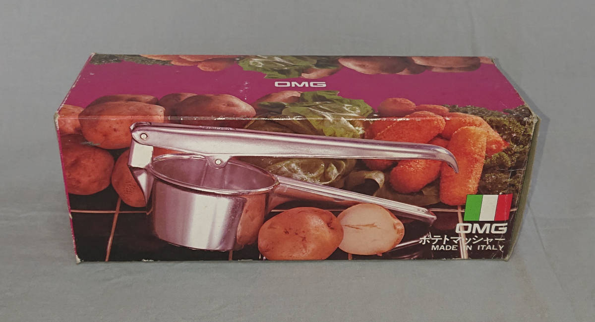 ポテトマッシャー 調理器具 ジャガイモ潰し器 OMG イタリア製の落札 