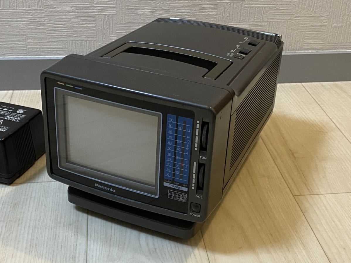ブラウン管 ポータブルTV 昭和レトロ portable 5 color television ct