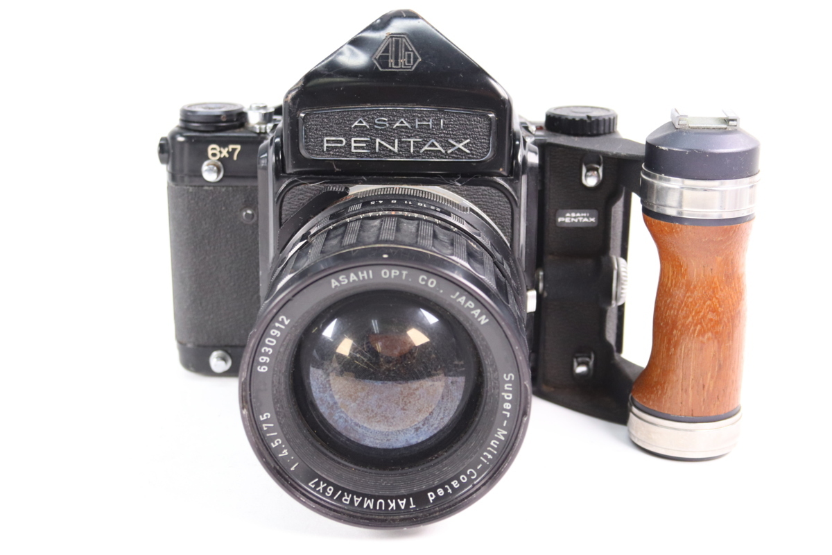 ASAHI PENTAX 67 Super-Multi-Coated TAKUMAR 6×7 1:4.5/75 中判