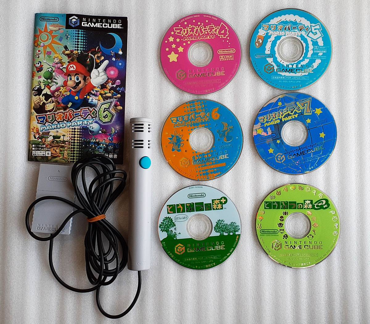 マリオパーティ4 5 6 7 どうぶつの森 E マイク付 Gc ゲームキューブ 動作確認済 全国送料無料 の落札情報詳細 ヤフオク落札価格情報 オークフリー スマートフォン版