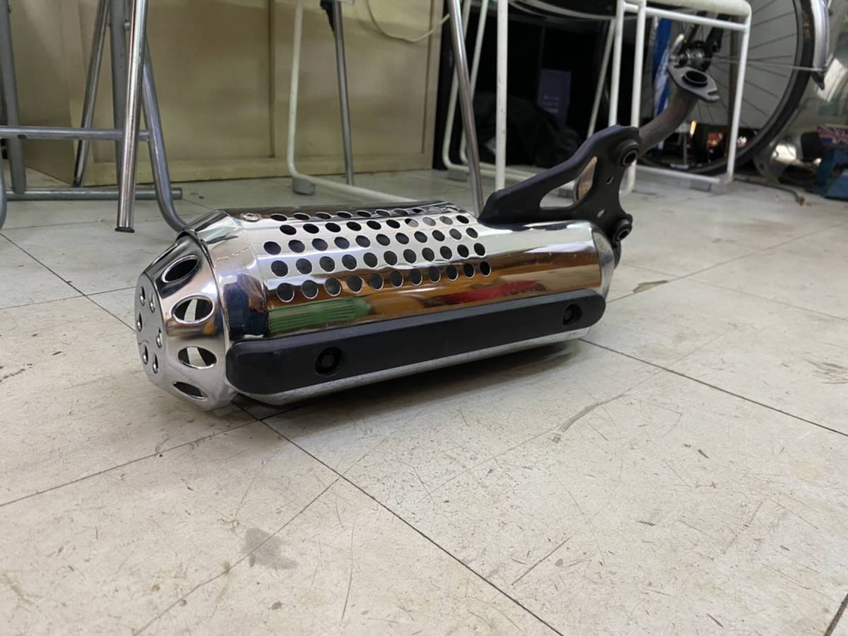 ライブディオZX AF35 純正マフラー 純正チャンバー 蜂の巣マフラー