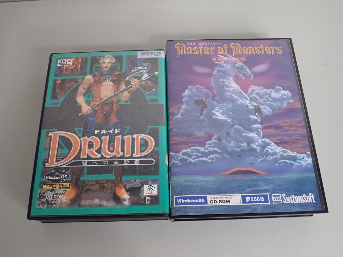 中古 Sr5 60 Windows版 ドルイド 闇への追跡者 完全日本語対応 マスターオブモンスターズ 魔導王の試練 Windows95 Pcゲームソフト の落札情報詳細 ヤフオク落札価格情報 オークフリー スマートフォン版