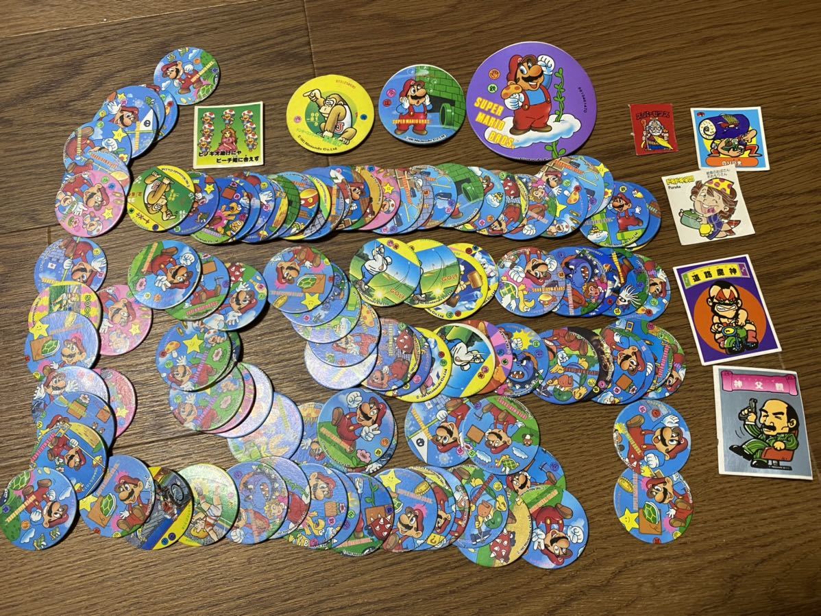めんこ メンコ 面子 スーパーマリオブラザーズ 100枚 マリオ