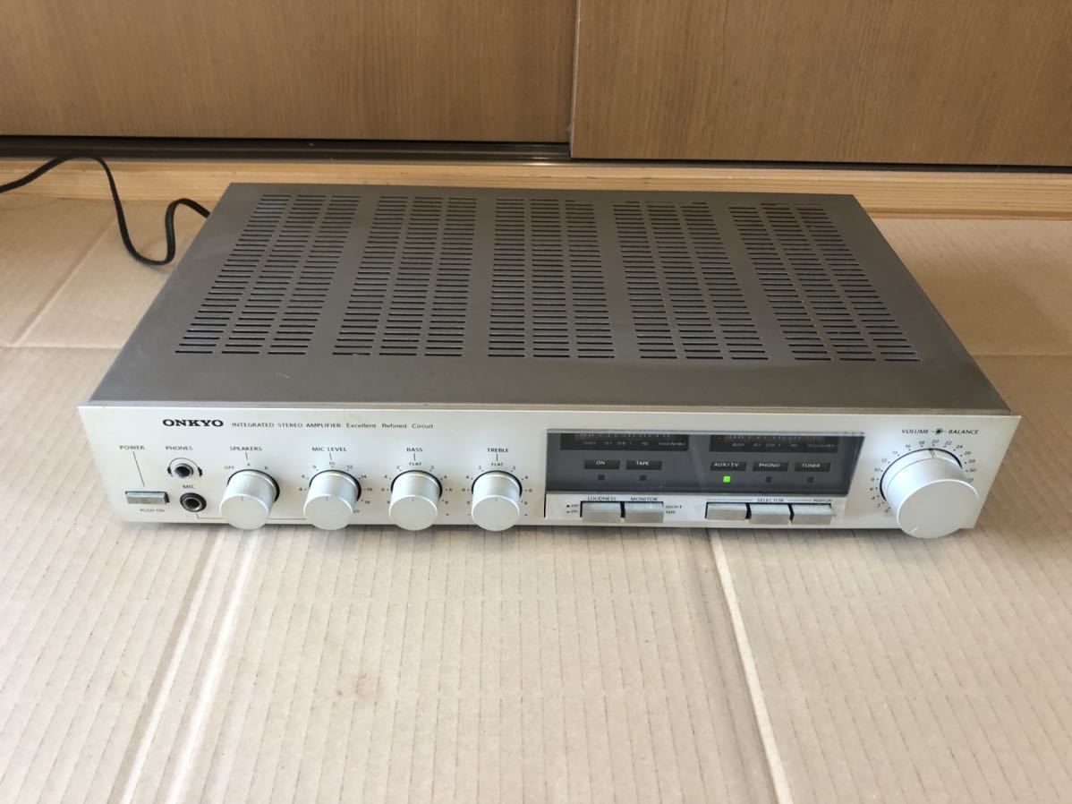 保証付き ONKYO A−815RX ウッド付きモデル プリメインアンプ