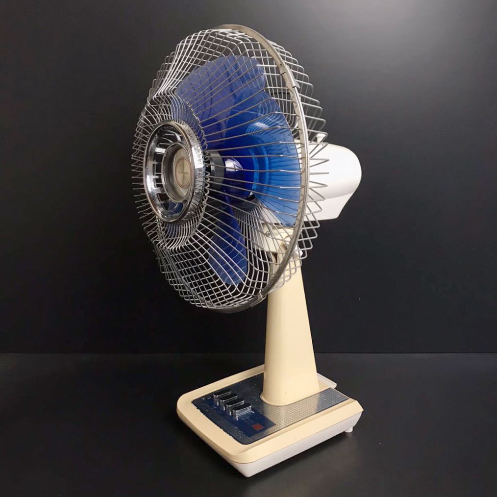 やや傷や汚れあり】[J926] TOSHIBA 東芝 扇風機 羽根径30cm ブルー