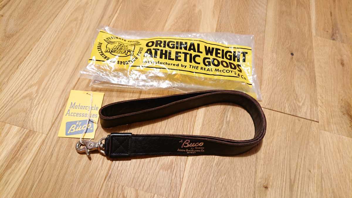 未使用】☆リアルマッコイズ レザーキーホルダー REAL McCOYS BA21005