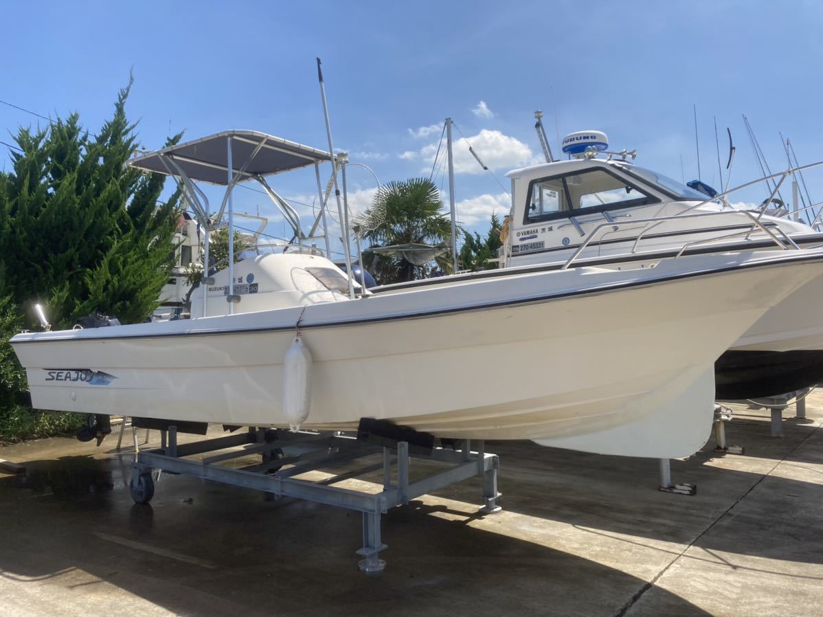 やや傷や汚れあり】SUZUKI FF230II 中古艇 SEA JOY23 プレジャーボート ...