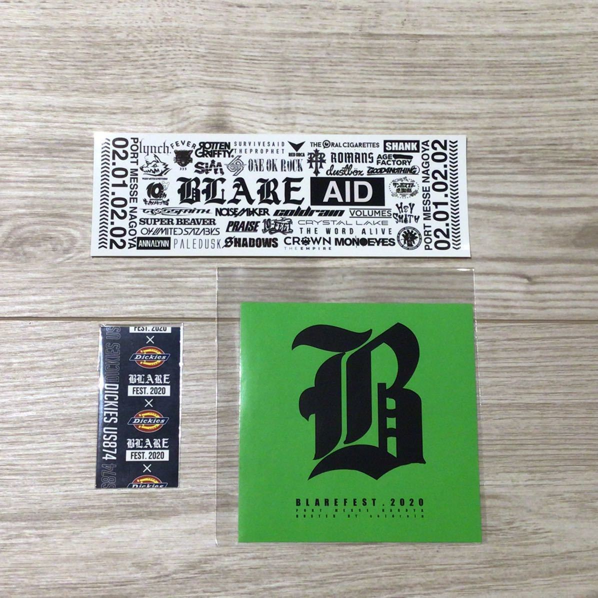 未使用品】coldrain ブレアフェス2020 ディッキーズ MERCH】 BLARE
