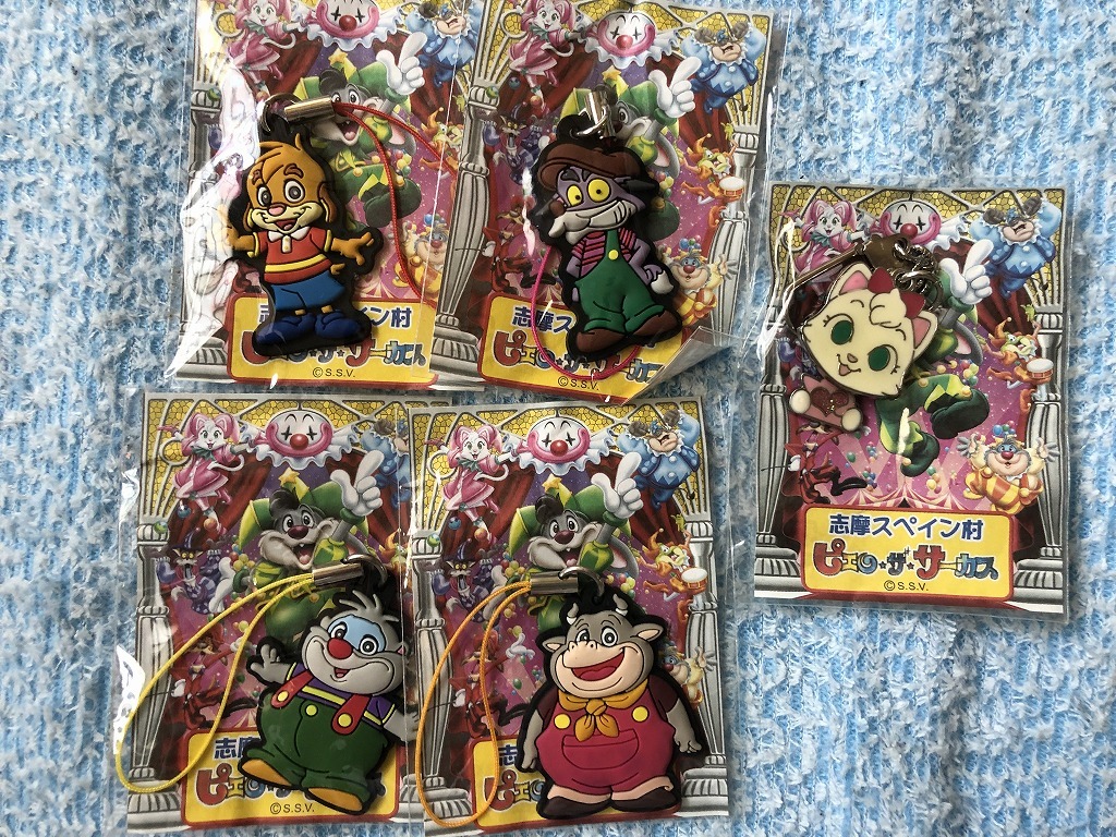 未使用】志摩スペイン村パルケエスパーニャ キャラクターストラップ 5