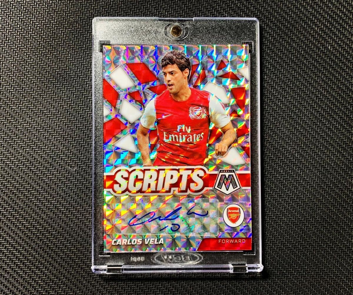 2021-22 Panini Chronicles - Cornerstones La Liga Autograph Relics Carlos Vela #C-CVE /98 (AU
