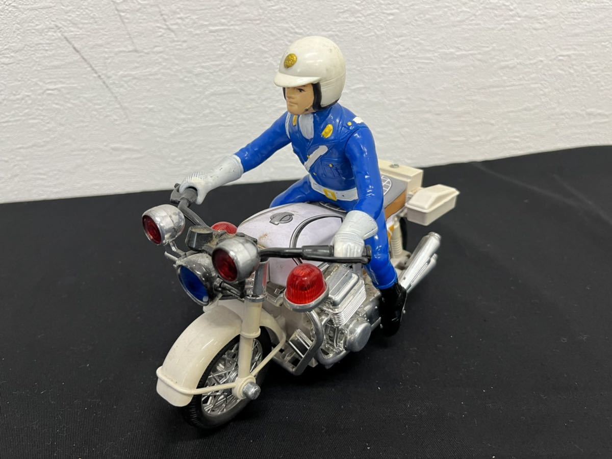 昭和レトロ】DAISY ダイヤ 白バイ ブリキ 玩具 日本製