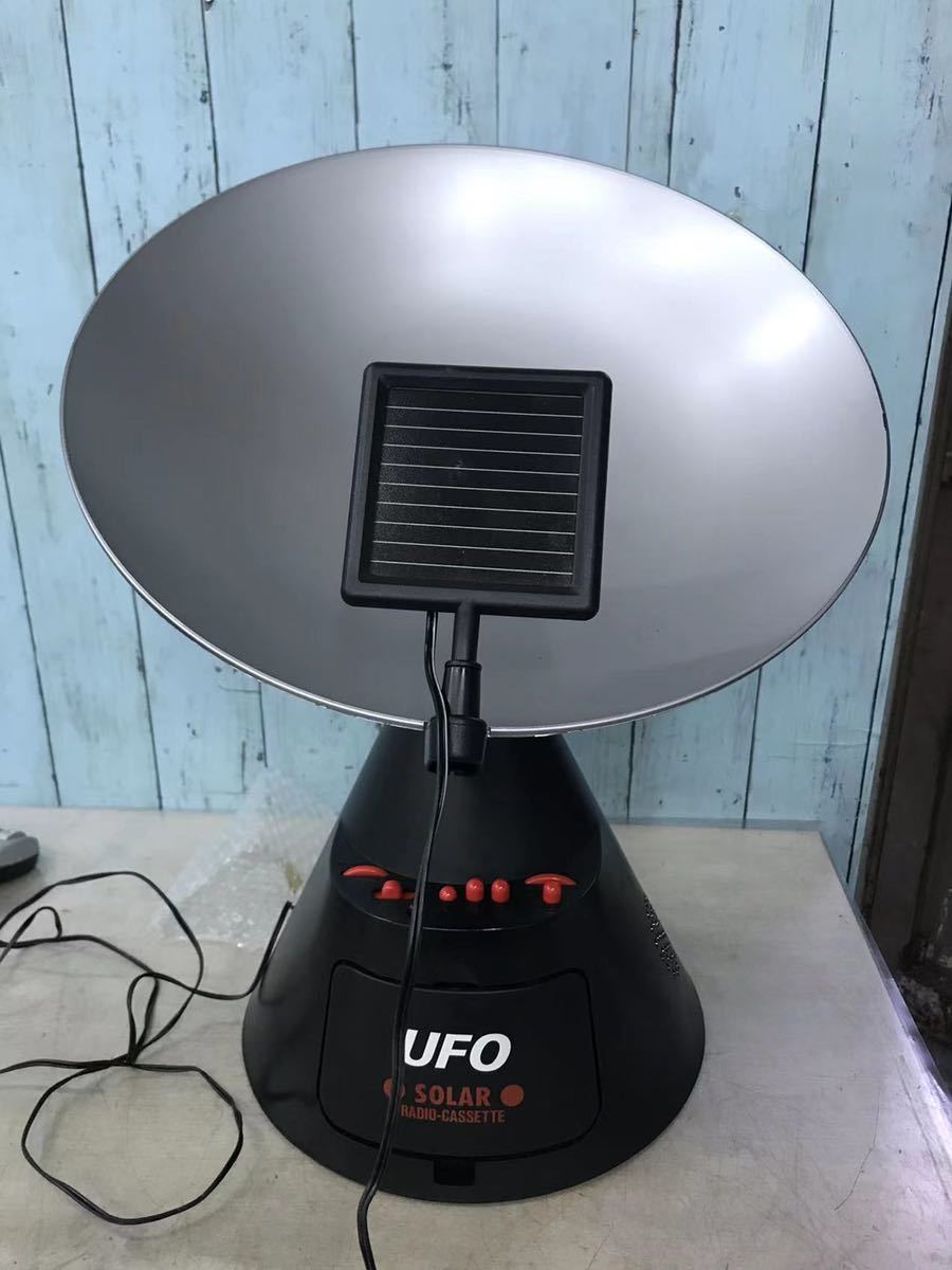 ジャンク品日清焼きそばUFO ソーラーラジカセ昭和レトロ